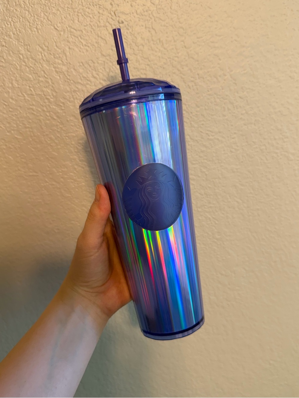Starbucks Fall 2022 Purple Iridescent Kaleidoscope Tumbler